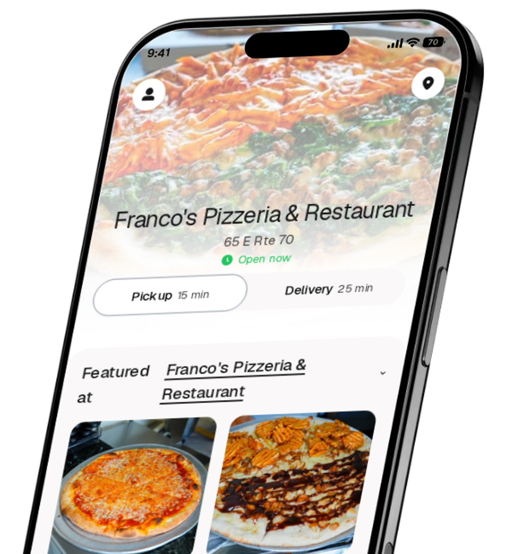 Franco's Pizzeria & Restaurant app preview
