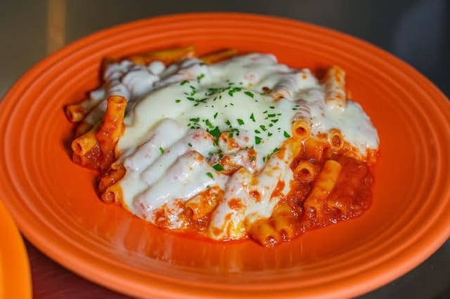Baked Ziti Sicilian.